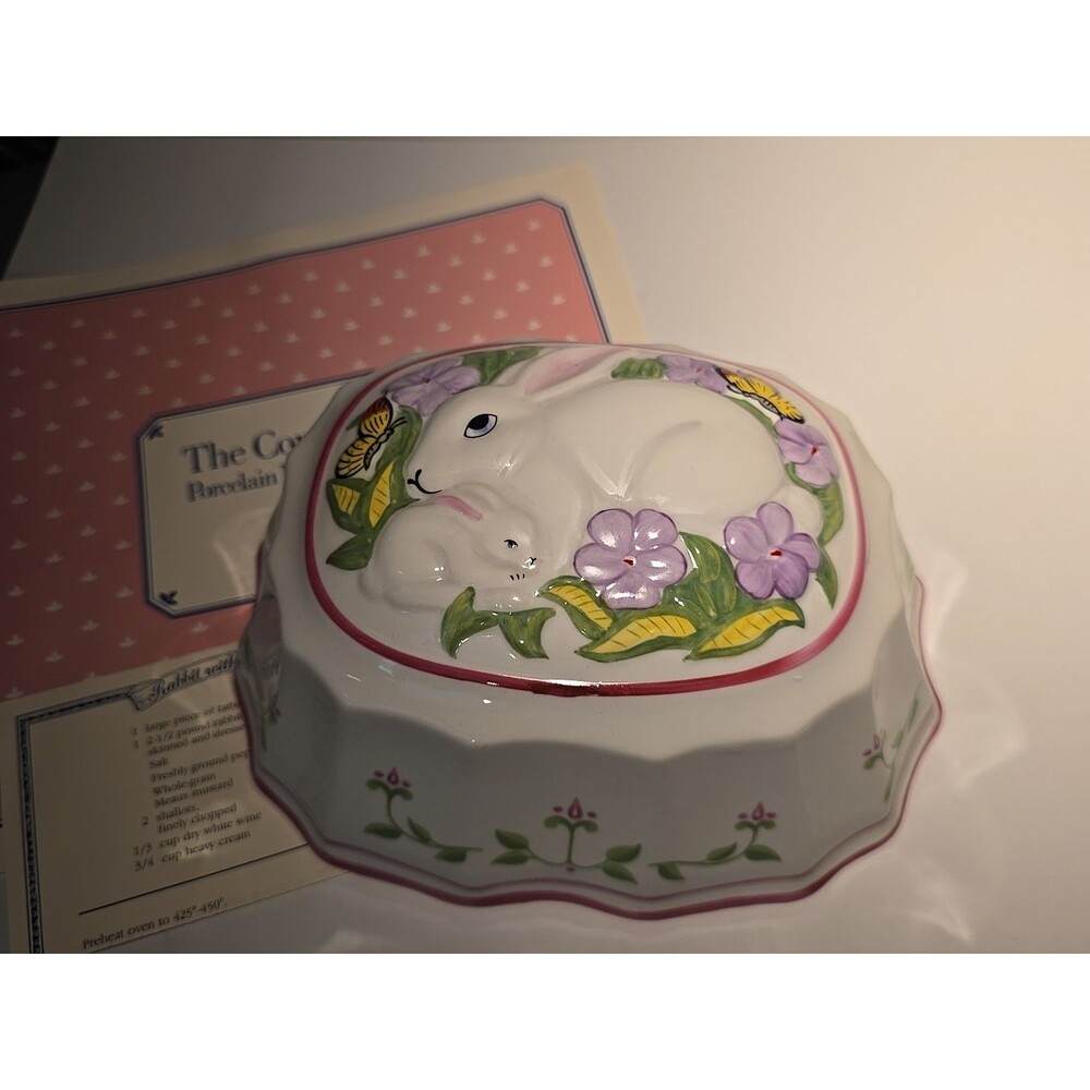 Le Cordon Bleu The Franklin Mint 1986 Rabbit Bunny BabyMold Made @ Thailand BOX